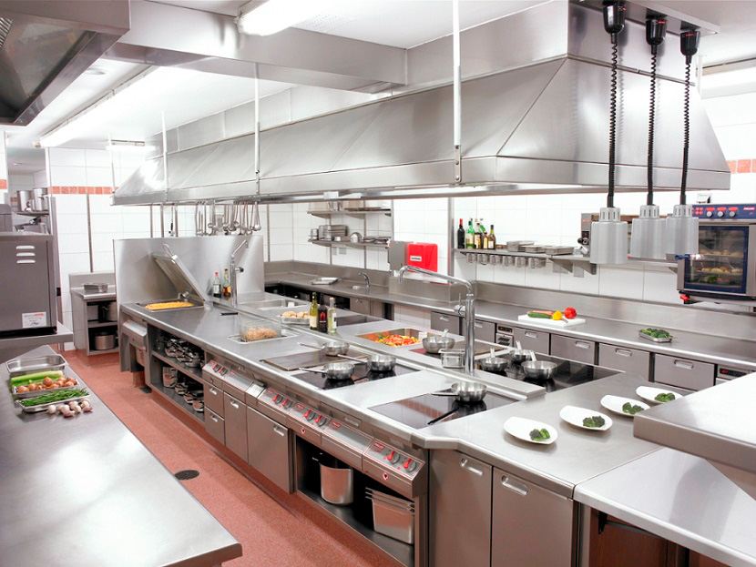 Cozinha industrial em aço inox